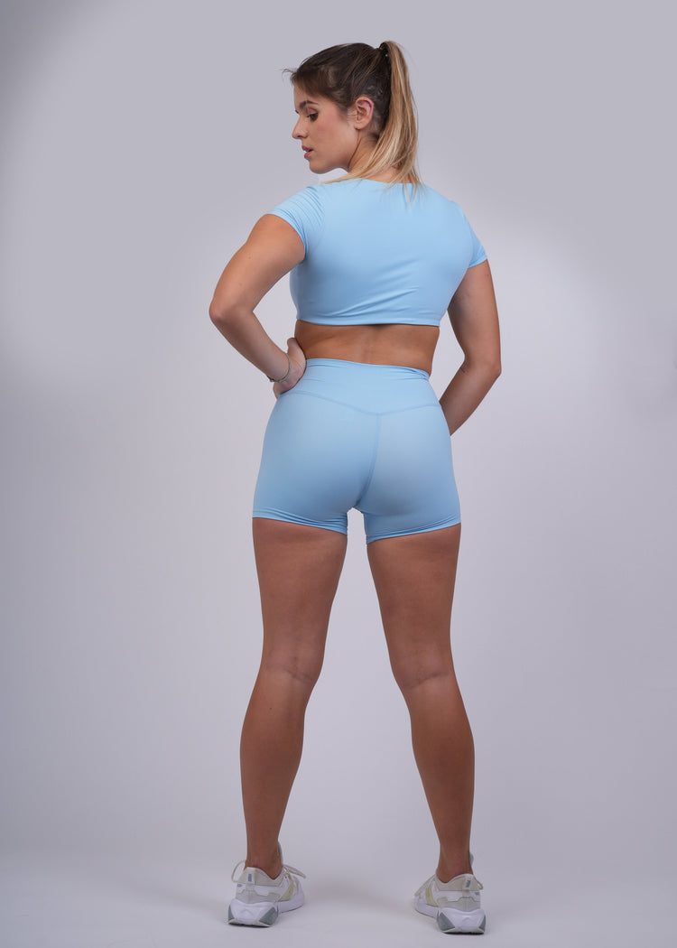 Short sleeve crop top set Spofire