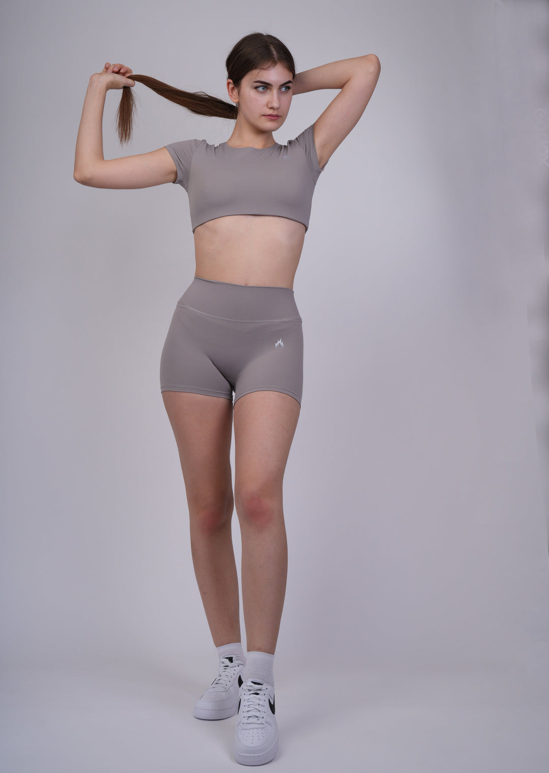 Short sleeve crop top set Spofire