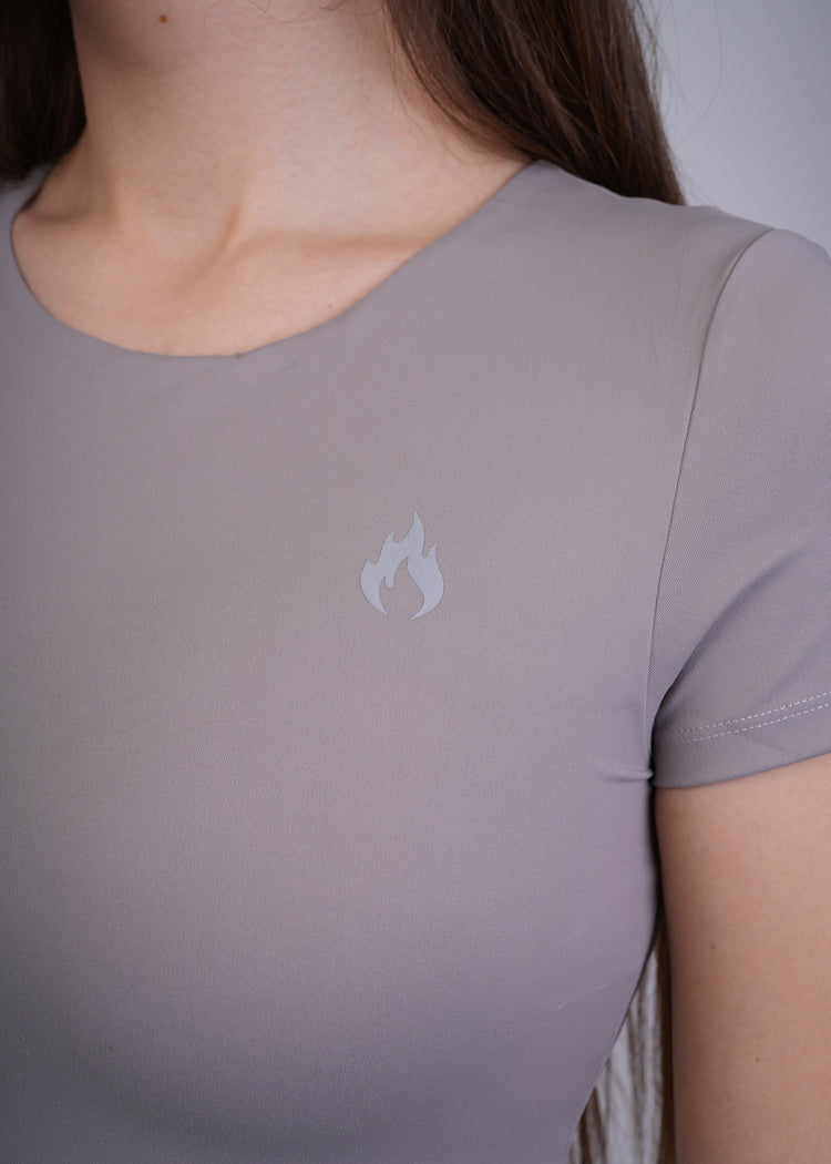 Short sleeve crop top set Spofire