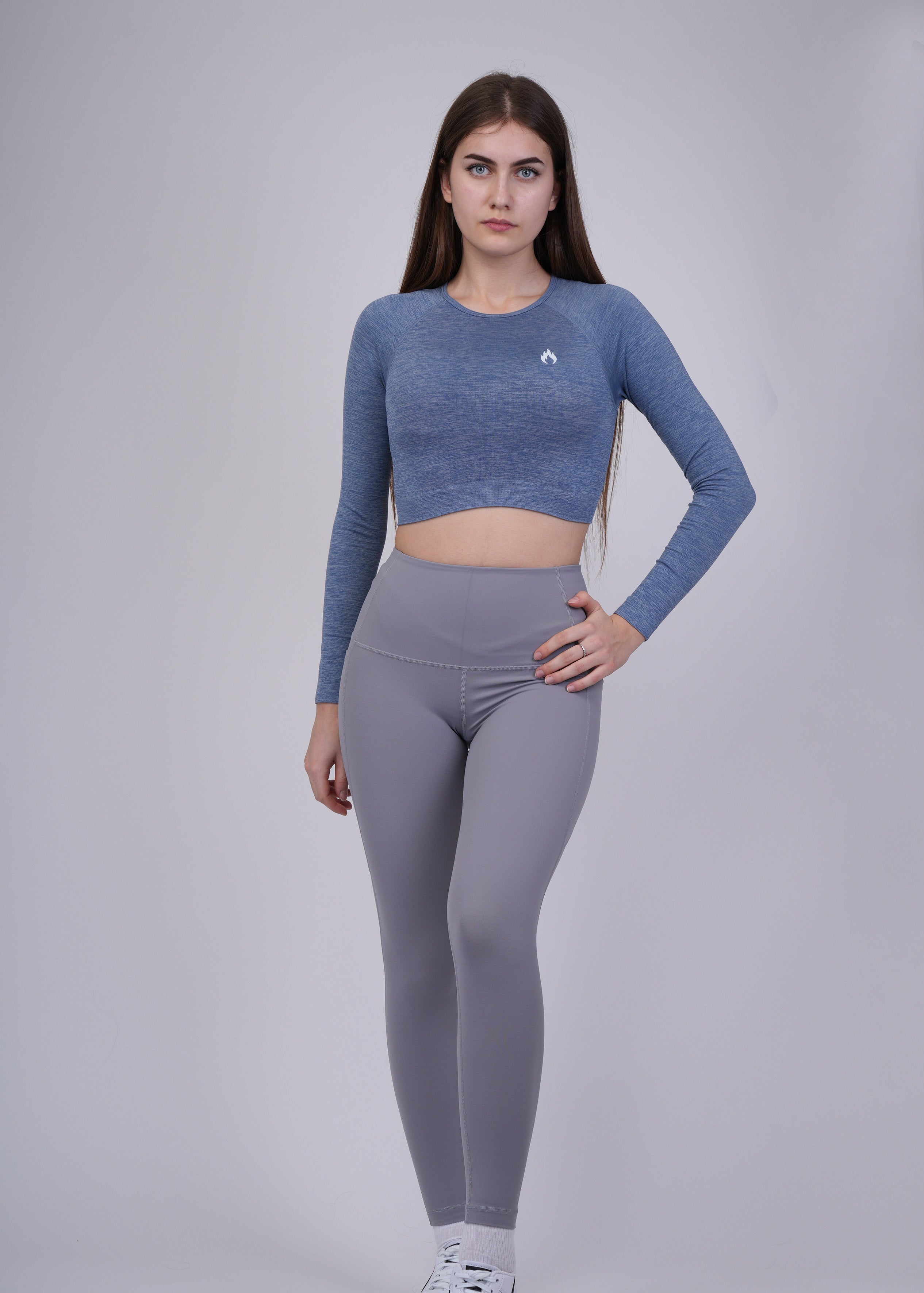 Seamless long sleeves crop top Spofire