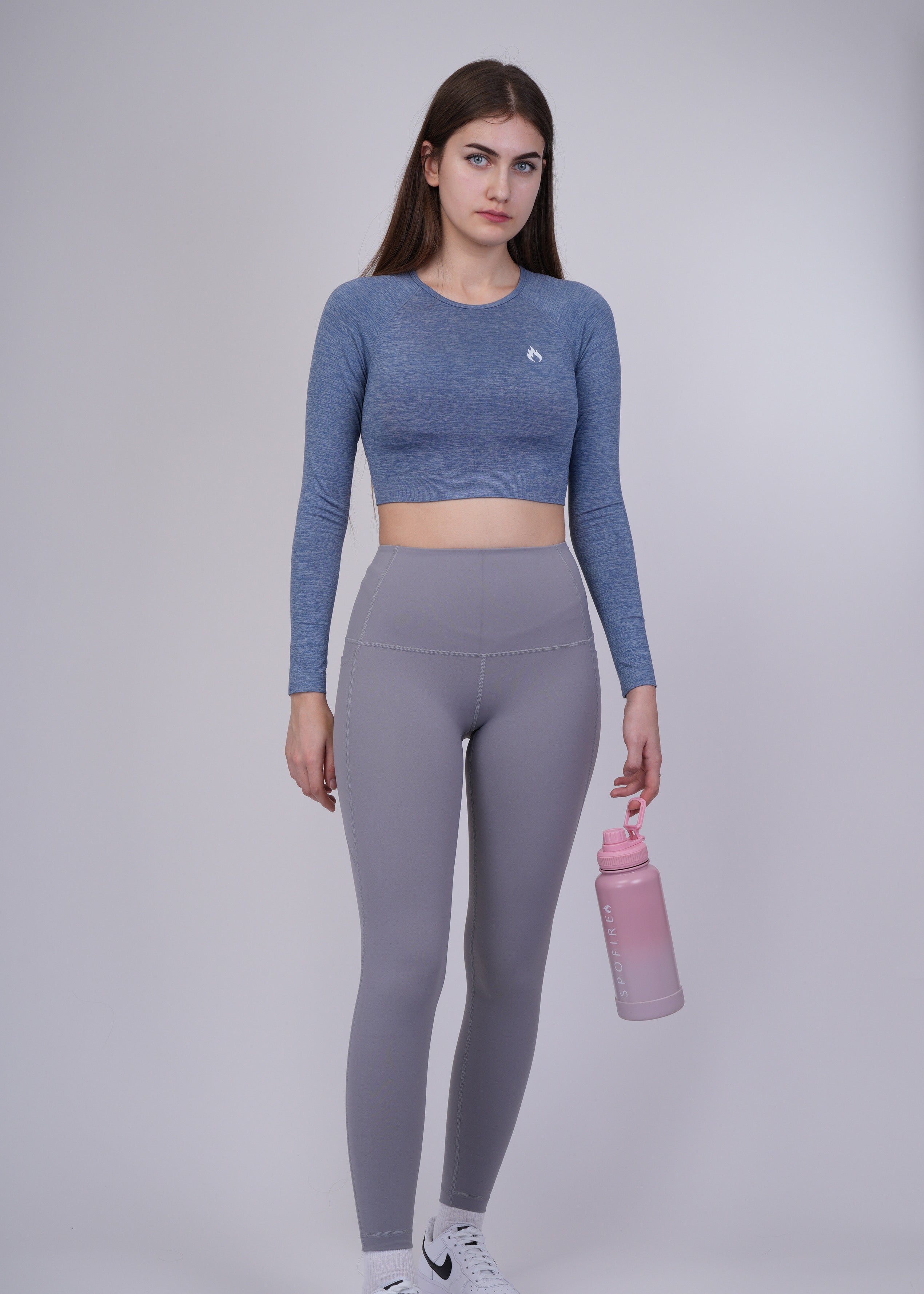 Seamless long sleeves crop top Spofire