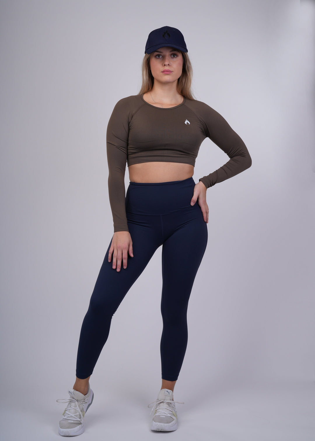 Seamless long sleeves crop top Spofire