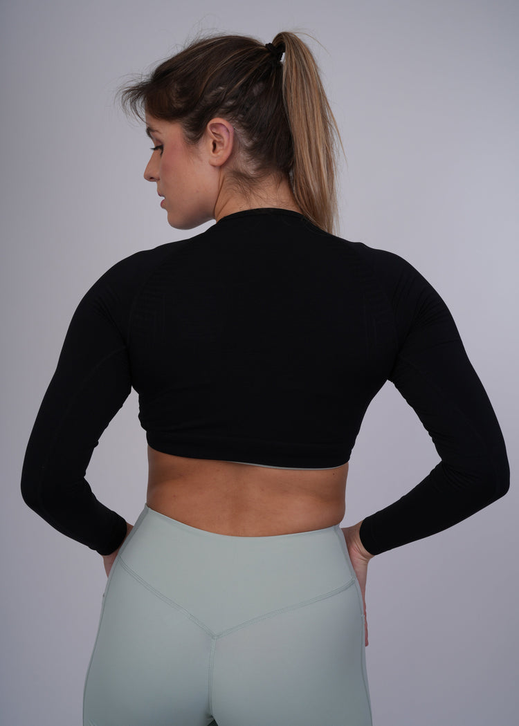 Seamless long sleeves crop top Spofire